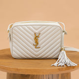 YSL Cream Medium Lou Camera Bag