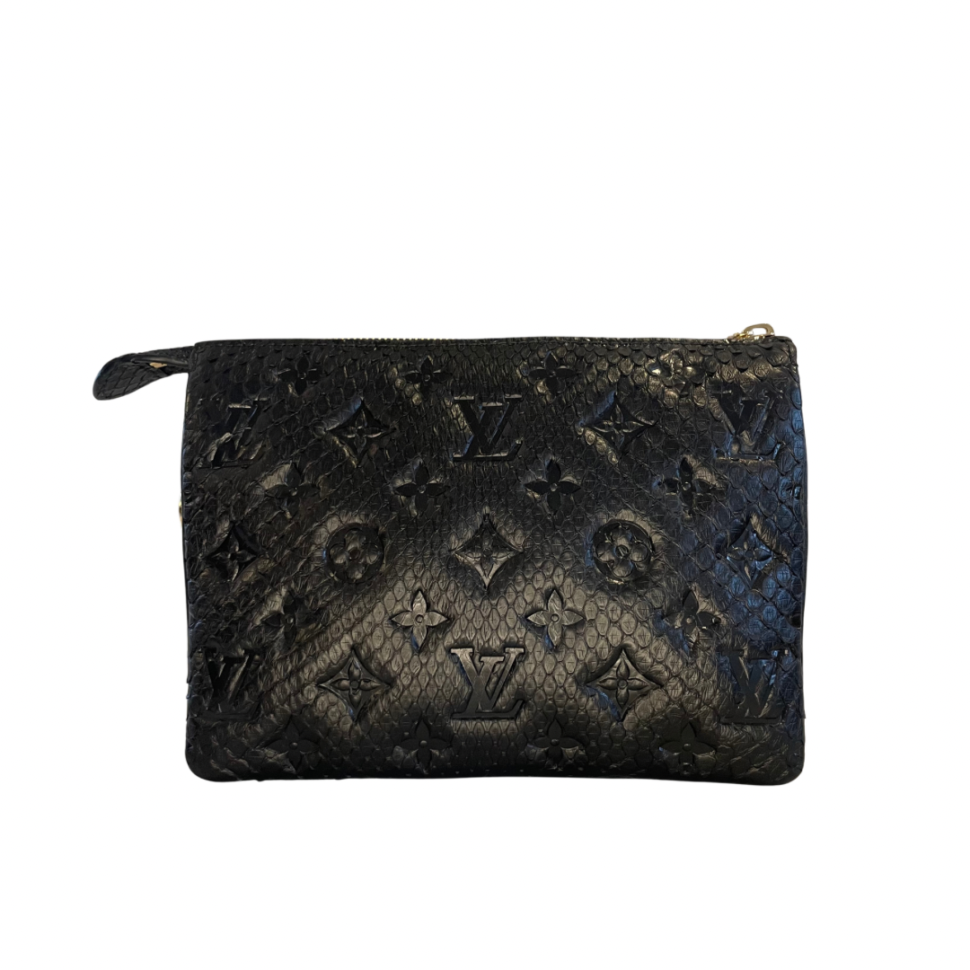 Louis Vuitton Coussin BB in Python - Black