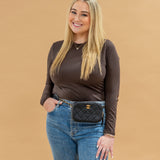 Chanel Black Caviar Waist Bag