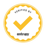 Badge that says "verified by entrupy"