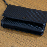 Chanel So Black Mini Chevron WOC