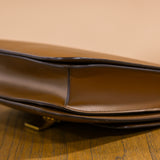 Celine Box Calfskin Medium Box Flap Bag Camel