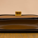 Celine Box Calfskin Medium Box Flap Bag Camel