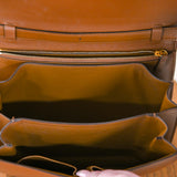 Celine Box Calfskin Medium Box Flap Bag Camel