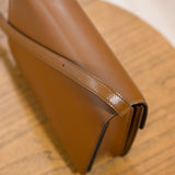 Celine Box Calfskin Medium Box Flap Bag Camel