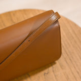 Celine Box Calfskin Medium Box Flap Bag Camel