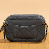 Chanel Black Caviar Waist Bag