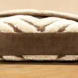 YSL College Medium Crossbody in Shearling and Suede