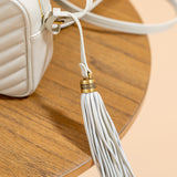 YSL Cream Medium Lou Camera Bag